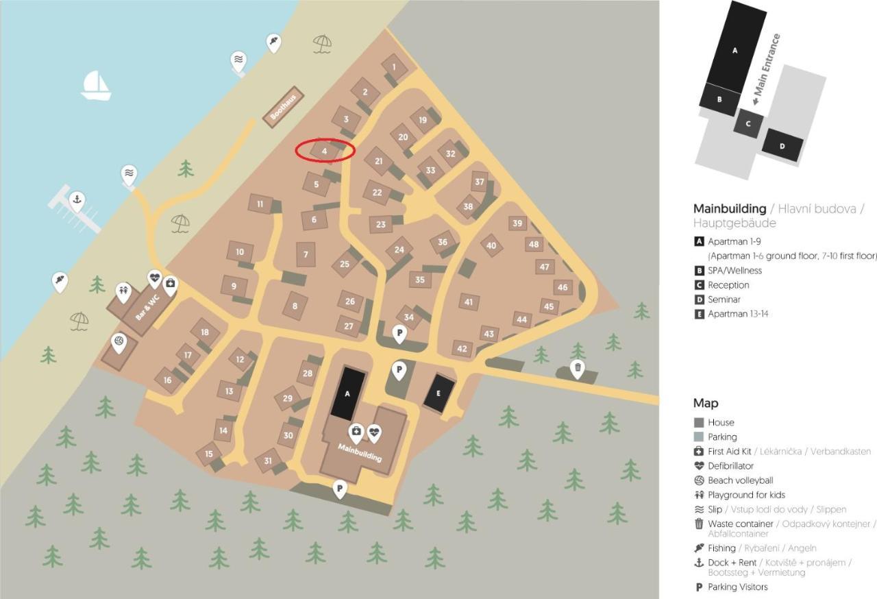 Lipno - Lakeside Village - Vetrnik Фримбурк Екстериор снимка